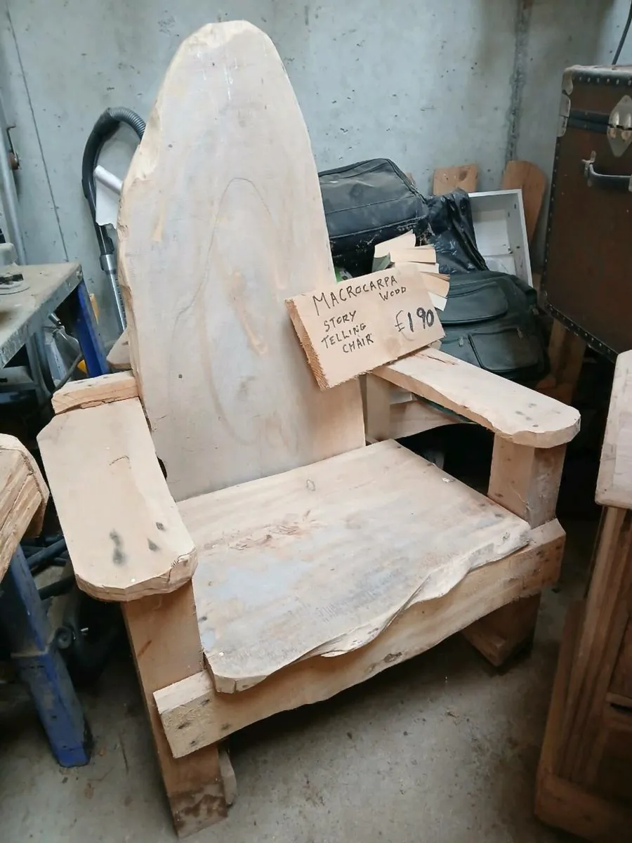 Garden  furniture.Rustic story telling seats - Image 2