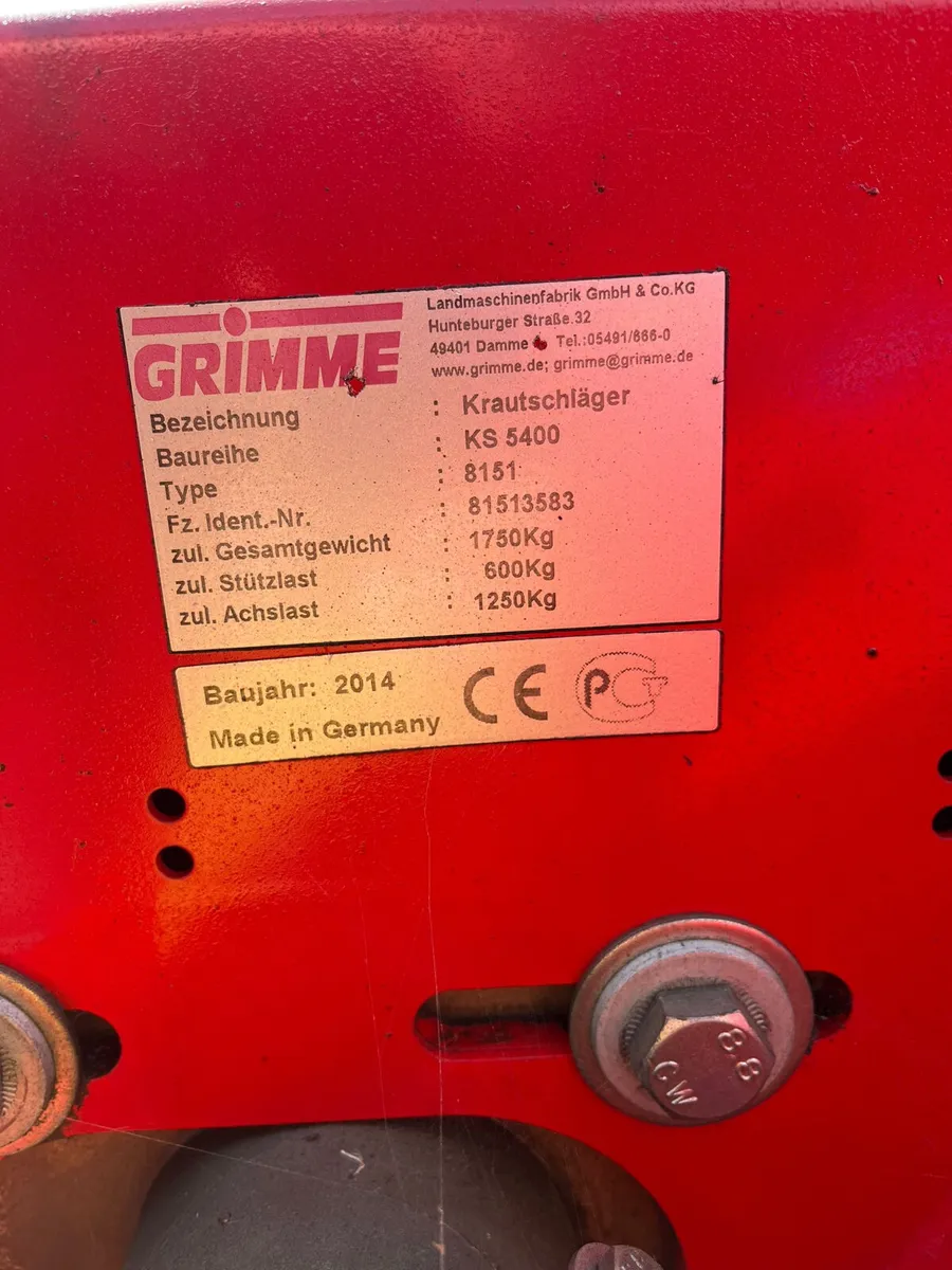 Grimme six row potato topper - Image 4