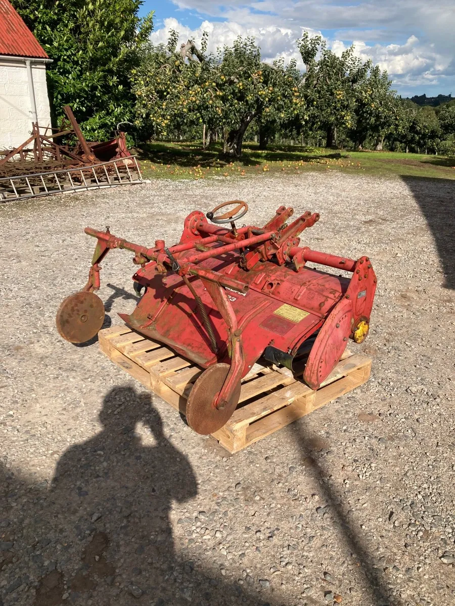 Compact tractor rotavator - Image 1