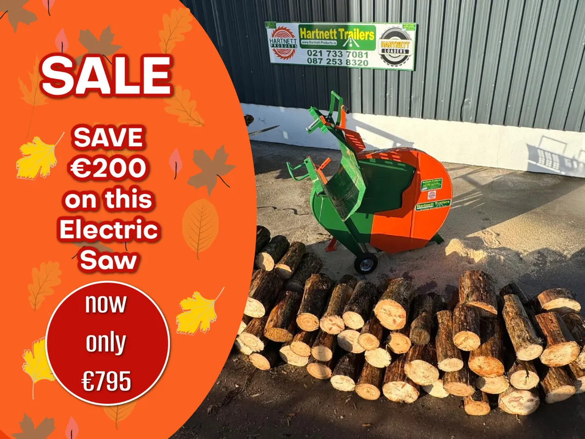 Electric Log Saw 10" Cut - Image 1