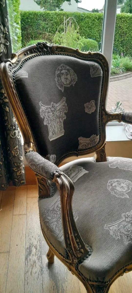 Vintage Louis XIV seat - Image 2