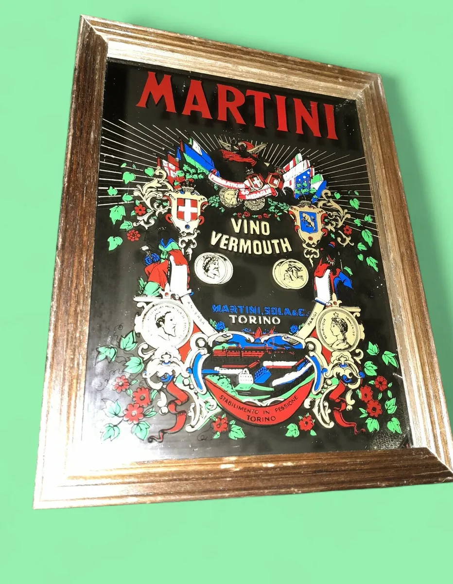 Vintage Martini mirror