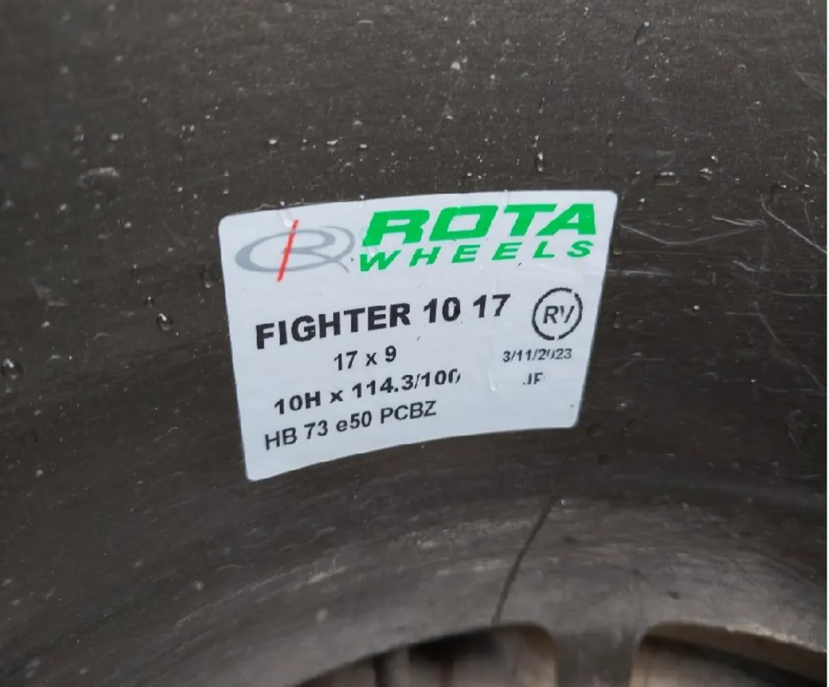 Lexus IS200/Altezza 17" Rota Fighter 10 17 Alloy - Image 4