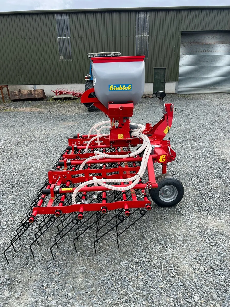 DEMO EINBOCK 3m PNEUMATIC SEEDER GRASS HARROW - Image 1