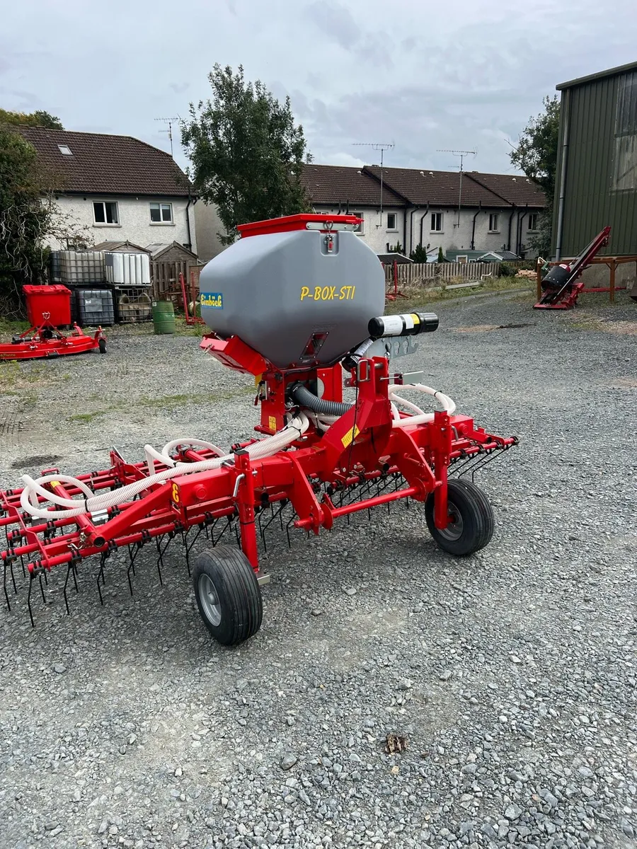 DEMO EINBOCK 3m PNEUMATIC SEEDER GRASS HARROW - Image 2