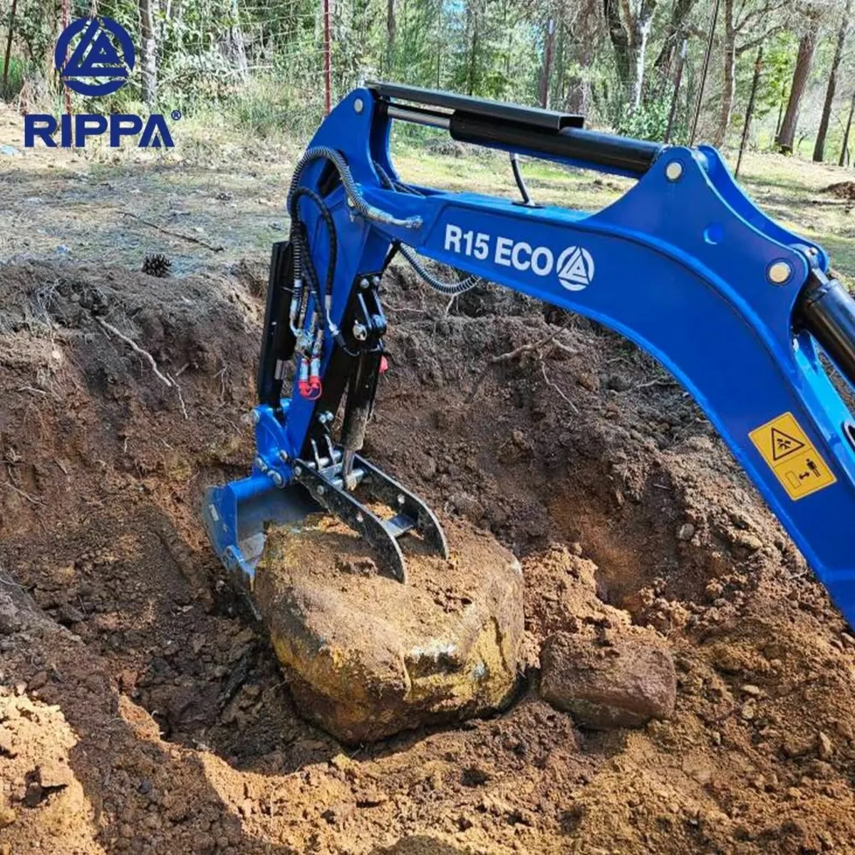 *In Stock* 2025 Rippa R15-3ECO Mini Excavator - Image 4