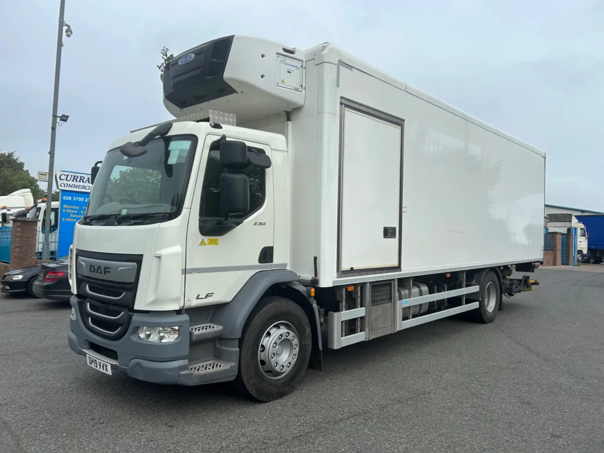 2019 Daf lf 18 ton multi temp fridge tail lift - Image 1