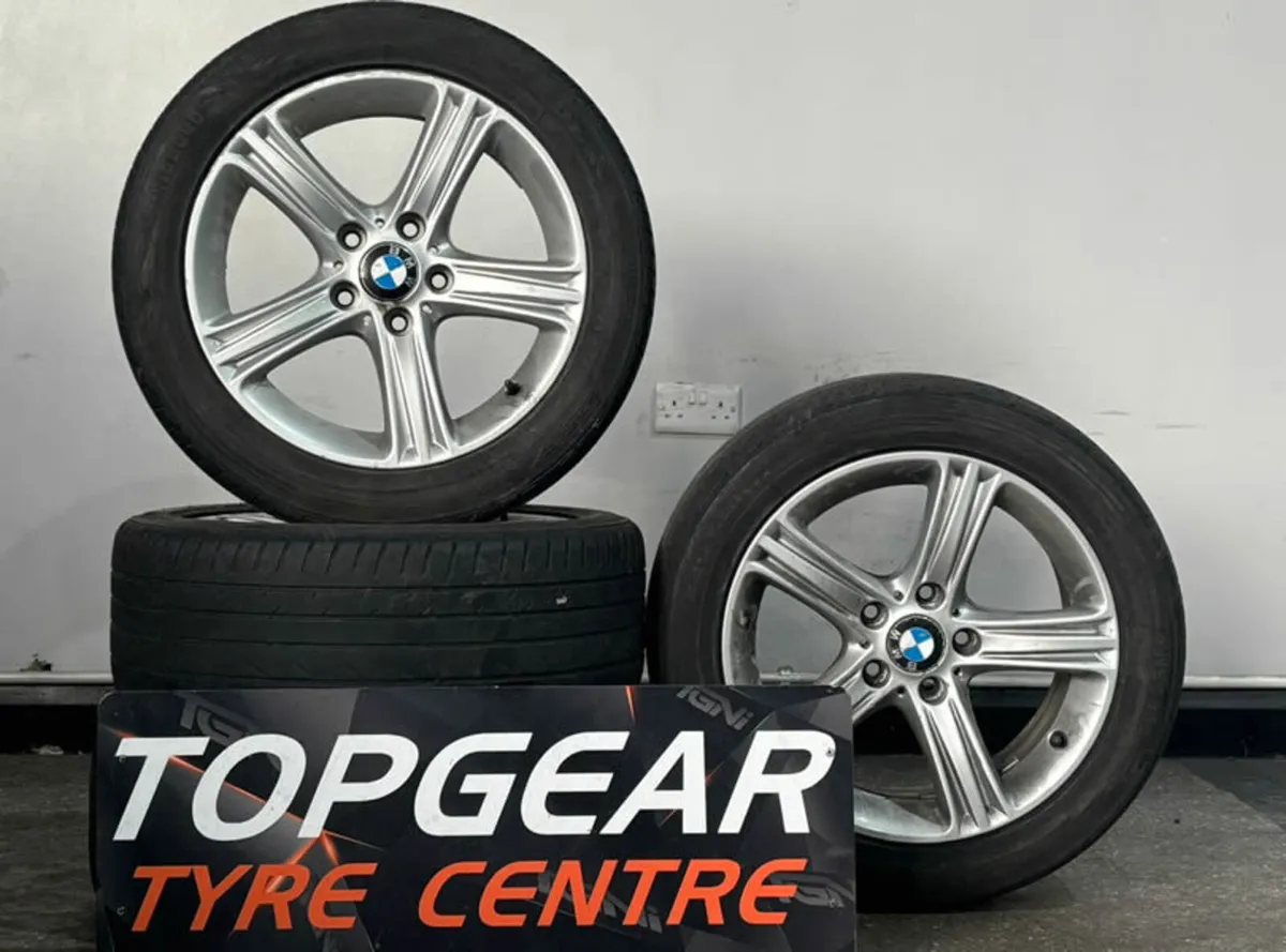 17" Genuine BMW 3 4 SERIES F30 F31 Alloys & Tyres - Image 1