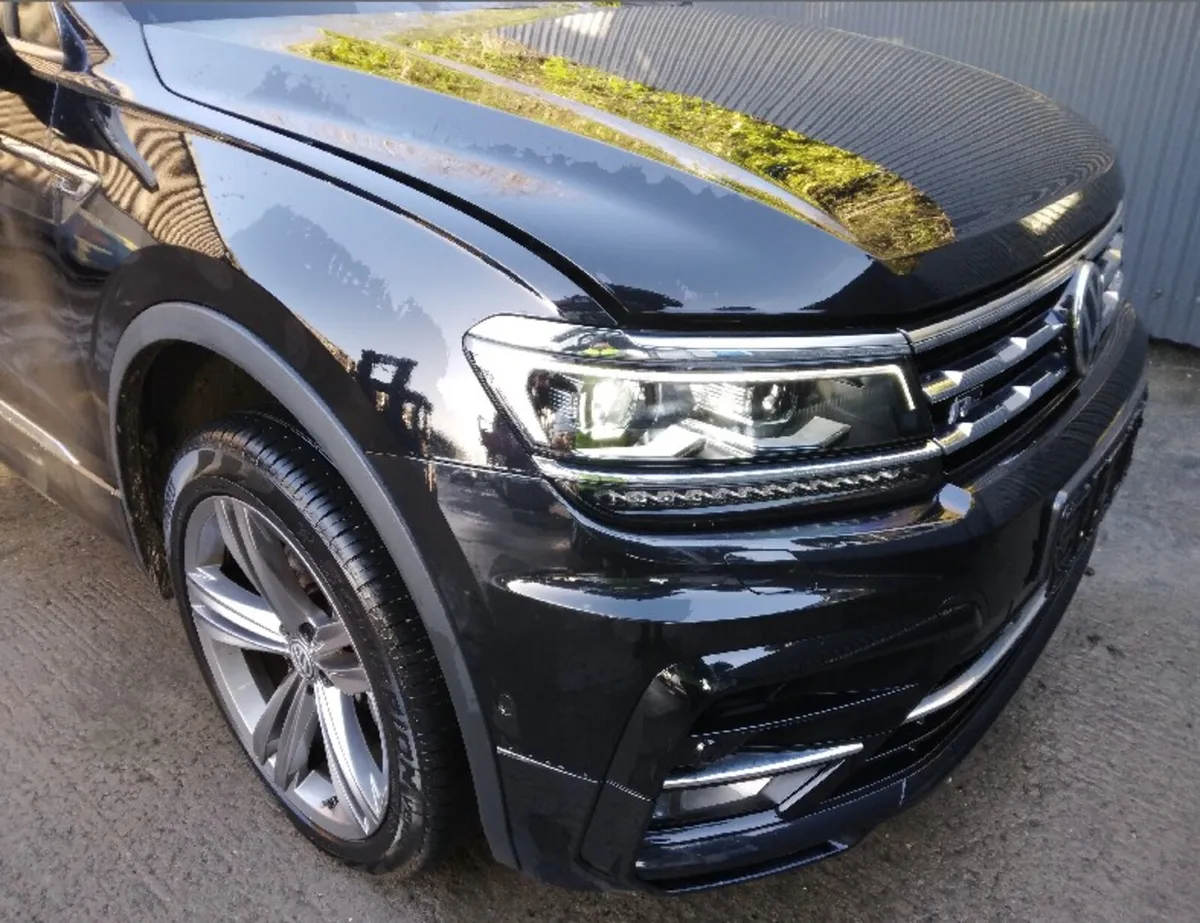 2021 VW Tiguan R-Line Complete Front End Assembly - Image 2