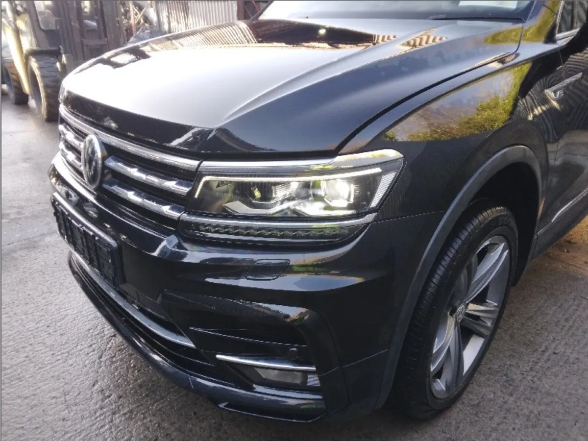 2021 VW Tiguan R-Line Complete Front End Assembly - Image 4
