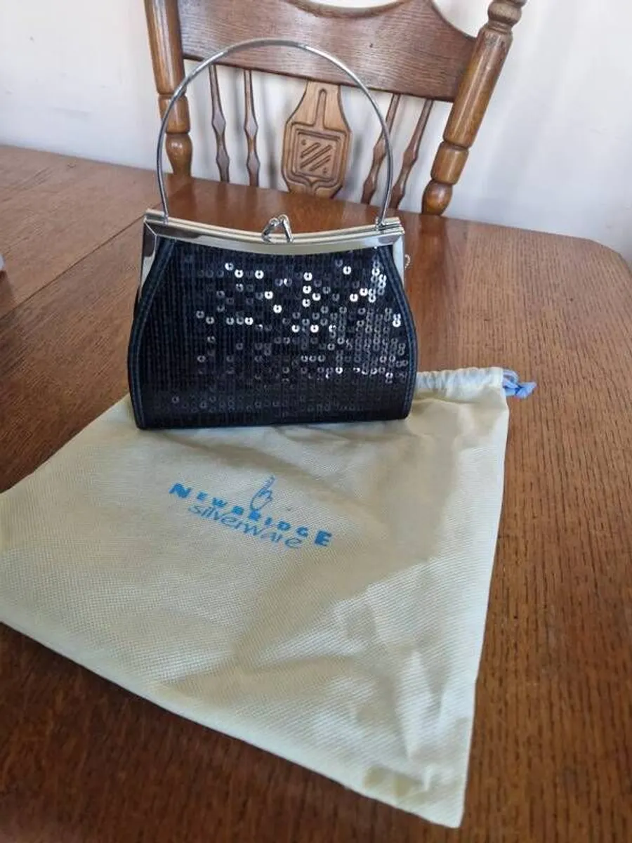 sparkly black newbridge handbag - Image 2