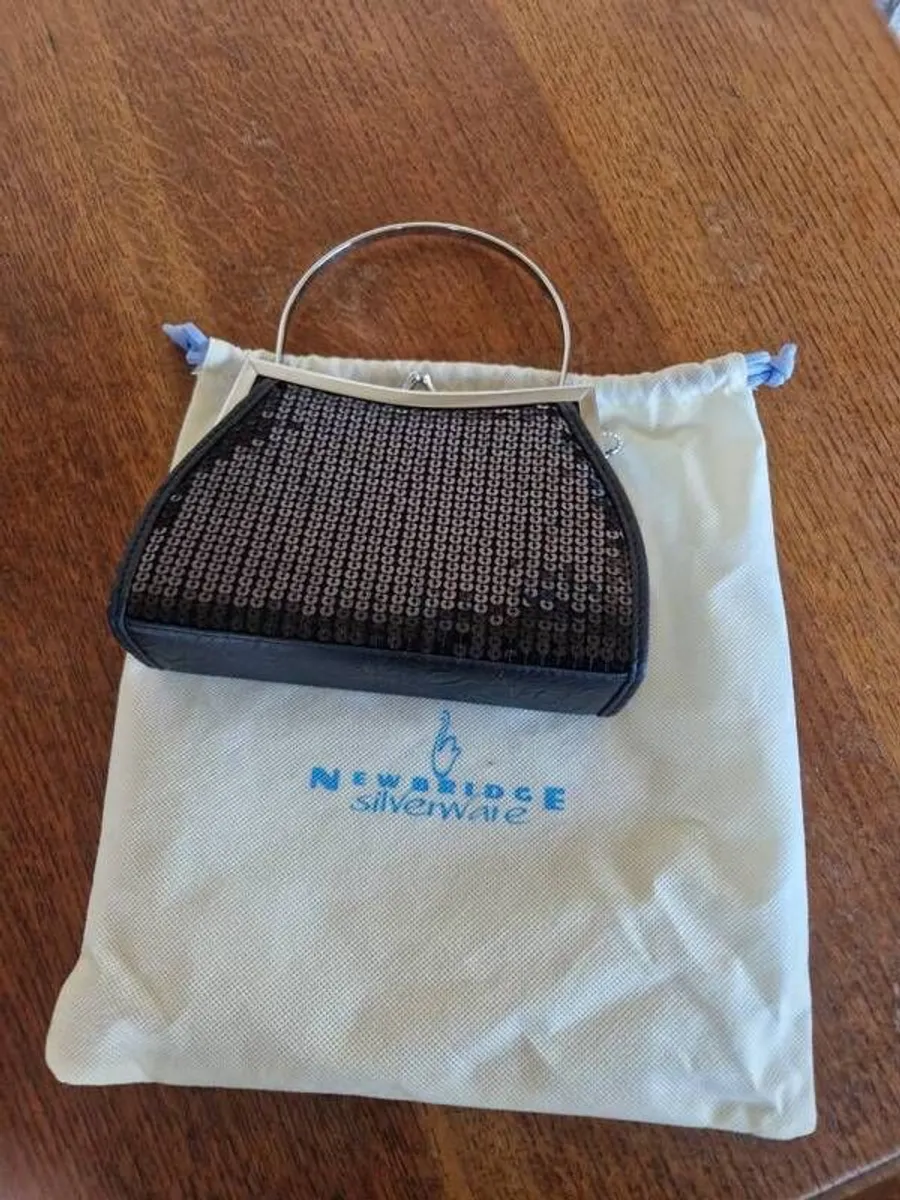 sparkly black newbridge handbag - Image 3