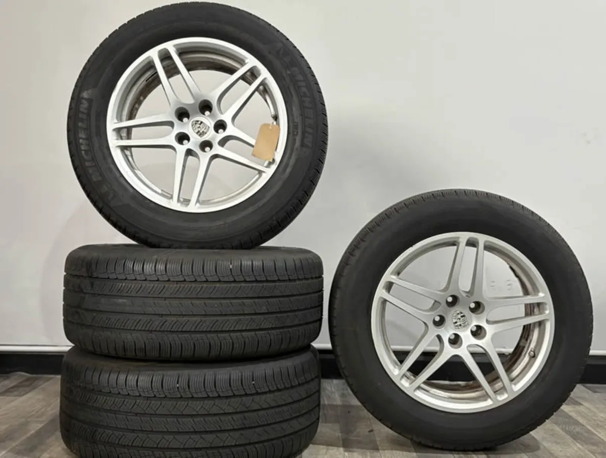 18" Genuine PORSCHE MACAN S Alloy Wheels & Tyres - Image 1
