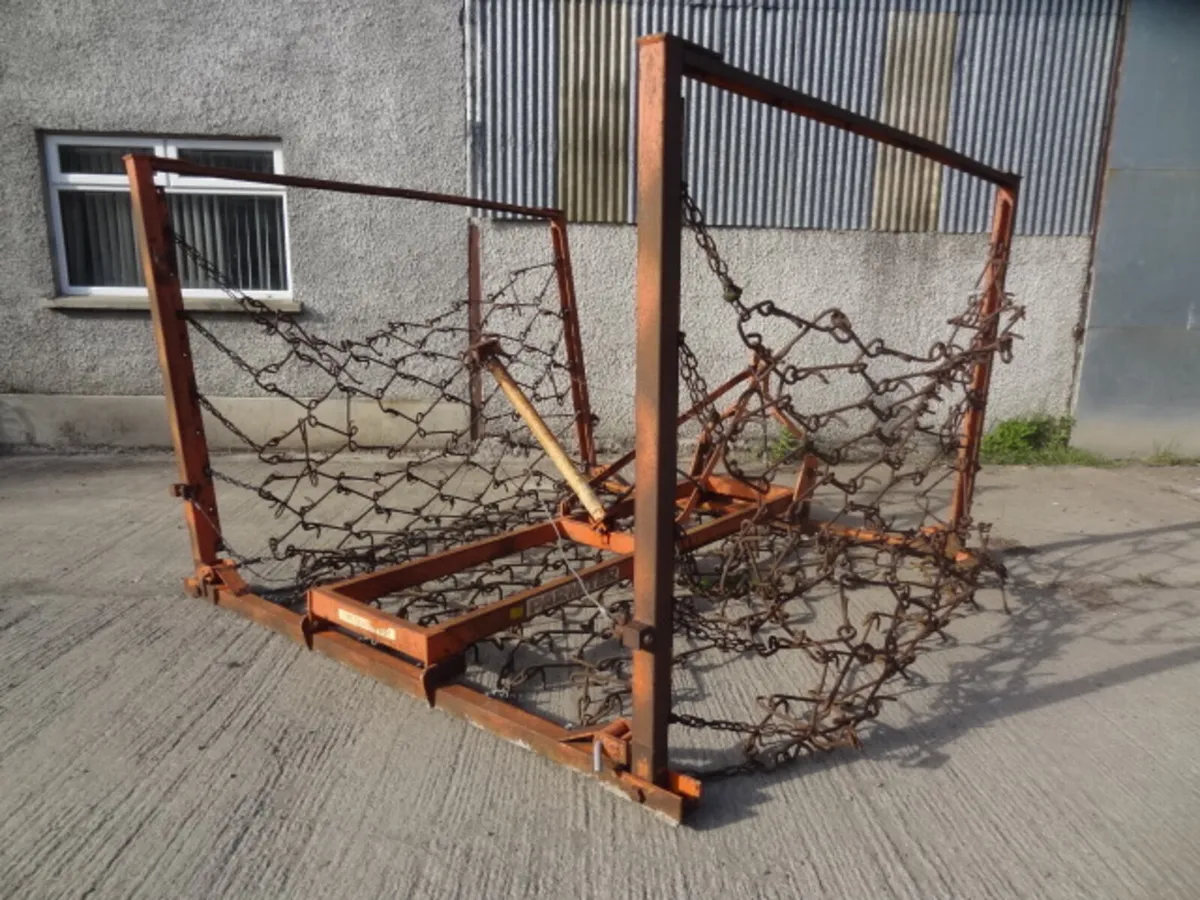 16FT Mounted Hydraulic Folding Chain Harrow - Image 3