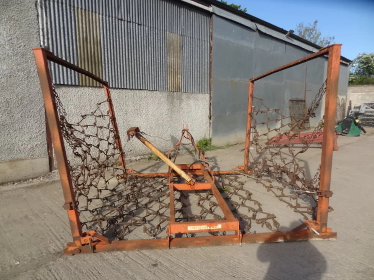 16FT Mounted Hydraulic Folding Chain Harrow - Image 4