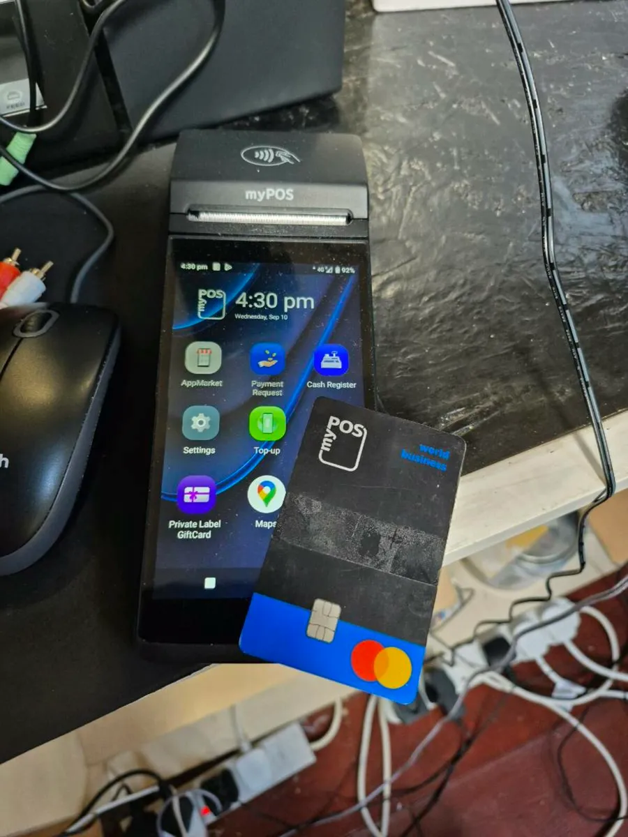 Prepaid credit card terminal