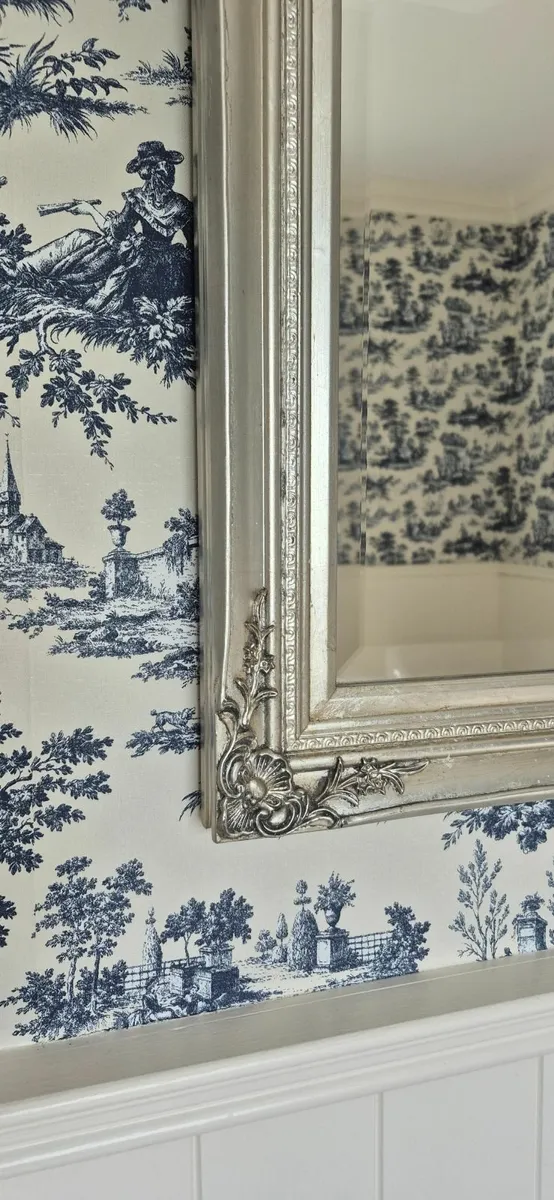 Silver Bathroom Mirroe - Image 2