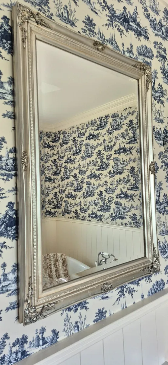 Silver Bathroom Mirroe - Image 3