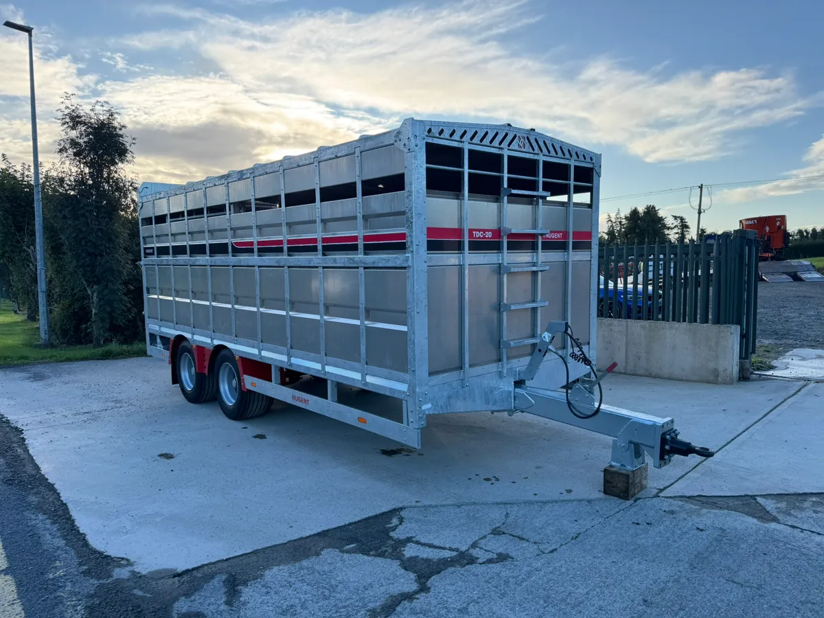 *** NEW NUGENT 20FT LIVESTOCK TRAILER *** - Image 2
