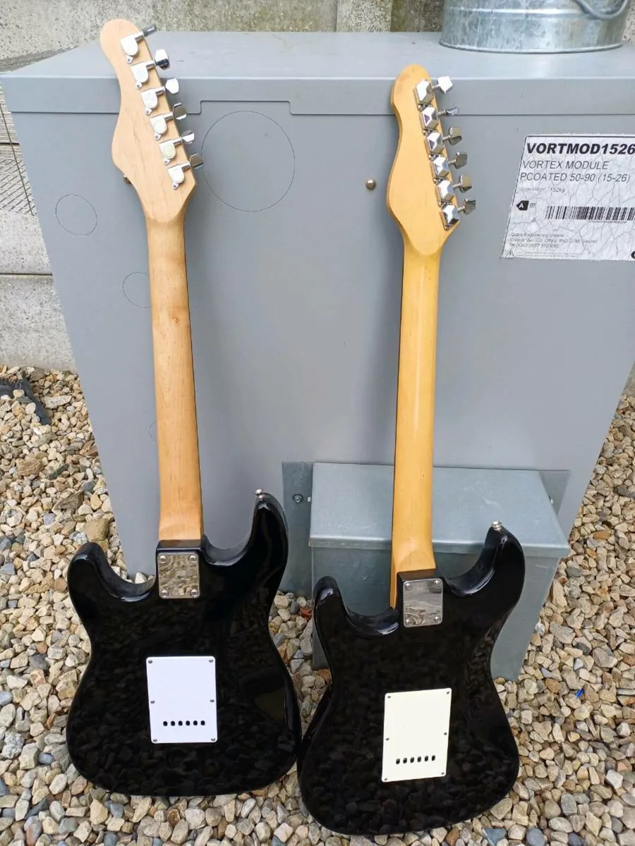 2 Vintage Stratocaster Electric Guitars - Image 4