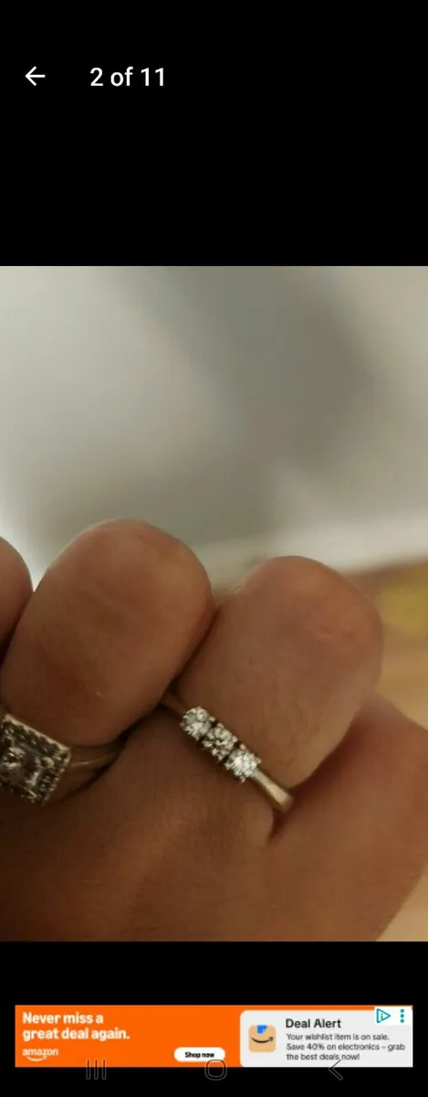 Diamond ring 18ct - Image 3