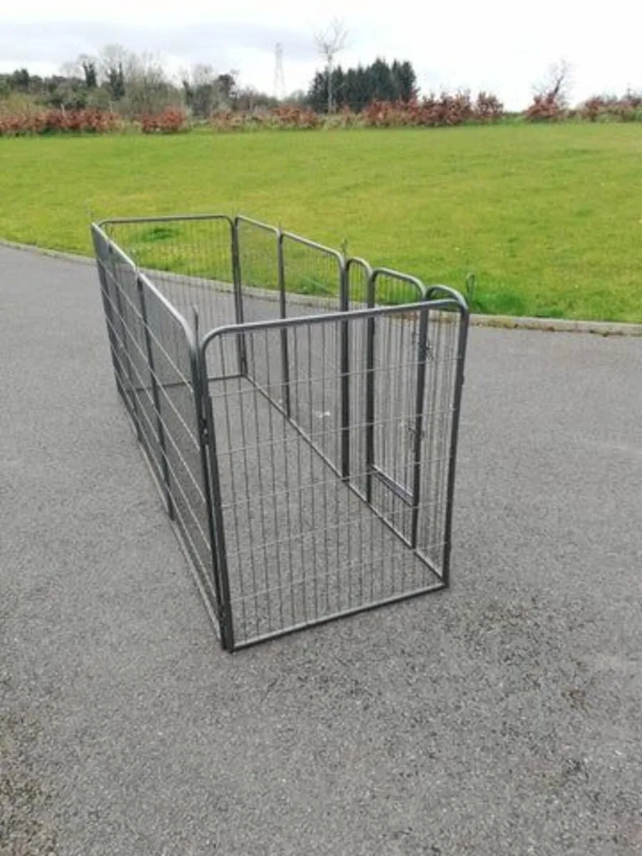 8 Panel Dog enclosure kennel Free Delivery - Image 2