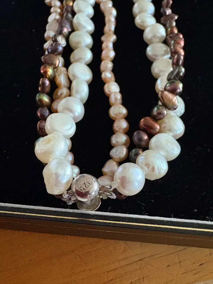 Vintage pearl necklace - Image 3