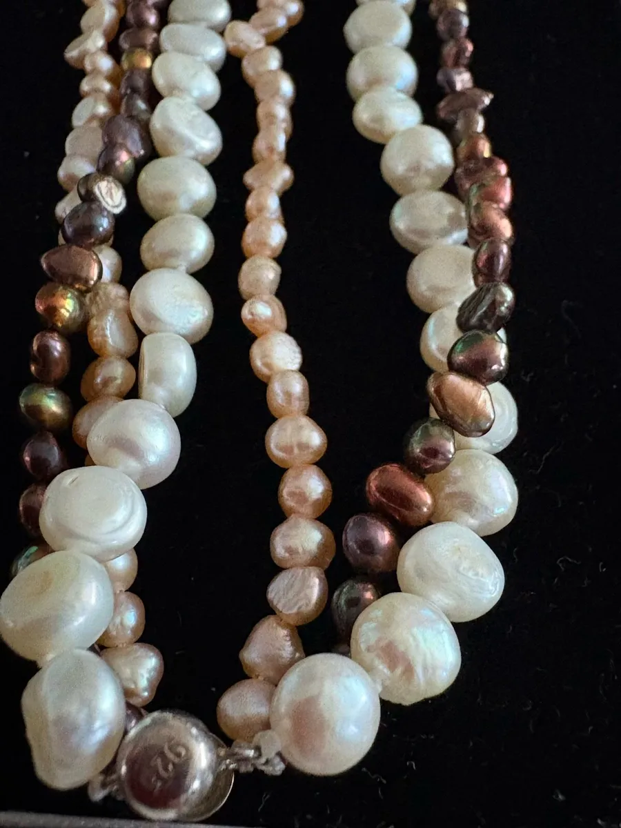Vintage pearl necklace - Image 4