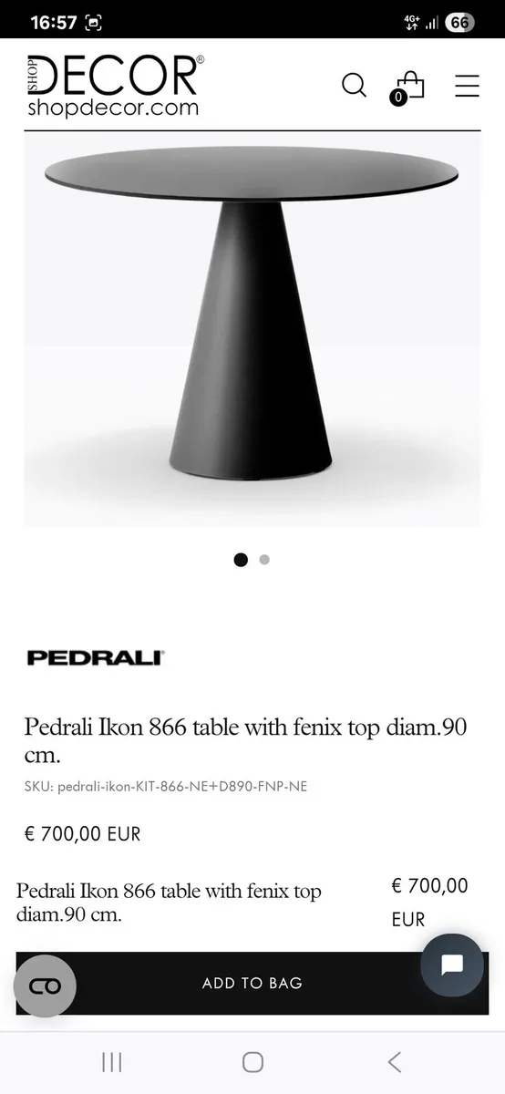 Pedrali Ikon Garden Table - Image 2