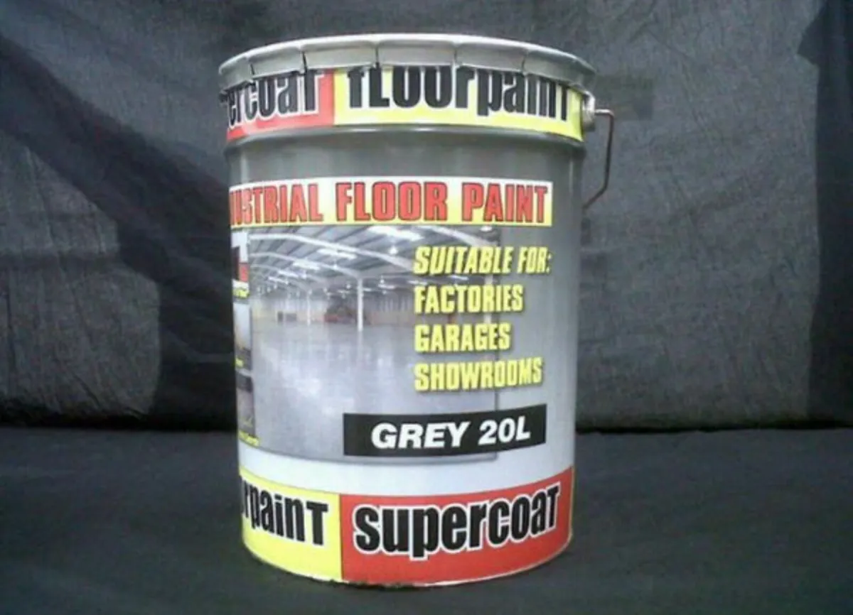 INDUSTRIAL SUPER-COAT FLOOR PAINT INDOOR & OUTDOOR - Image 1