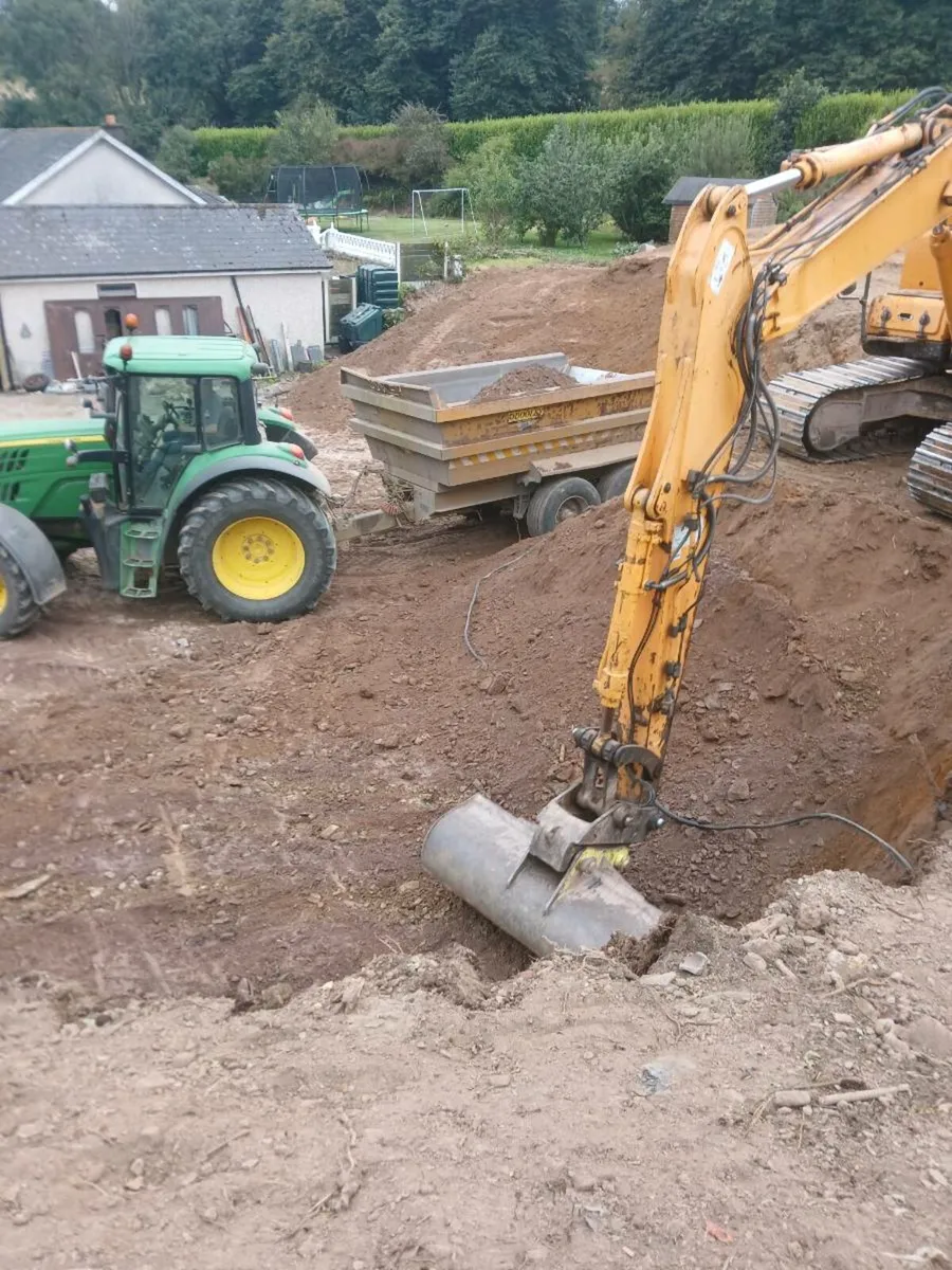 Digger hire with driver - Image 1