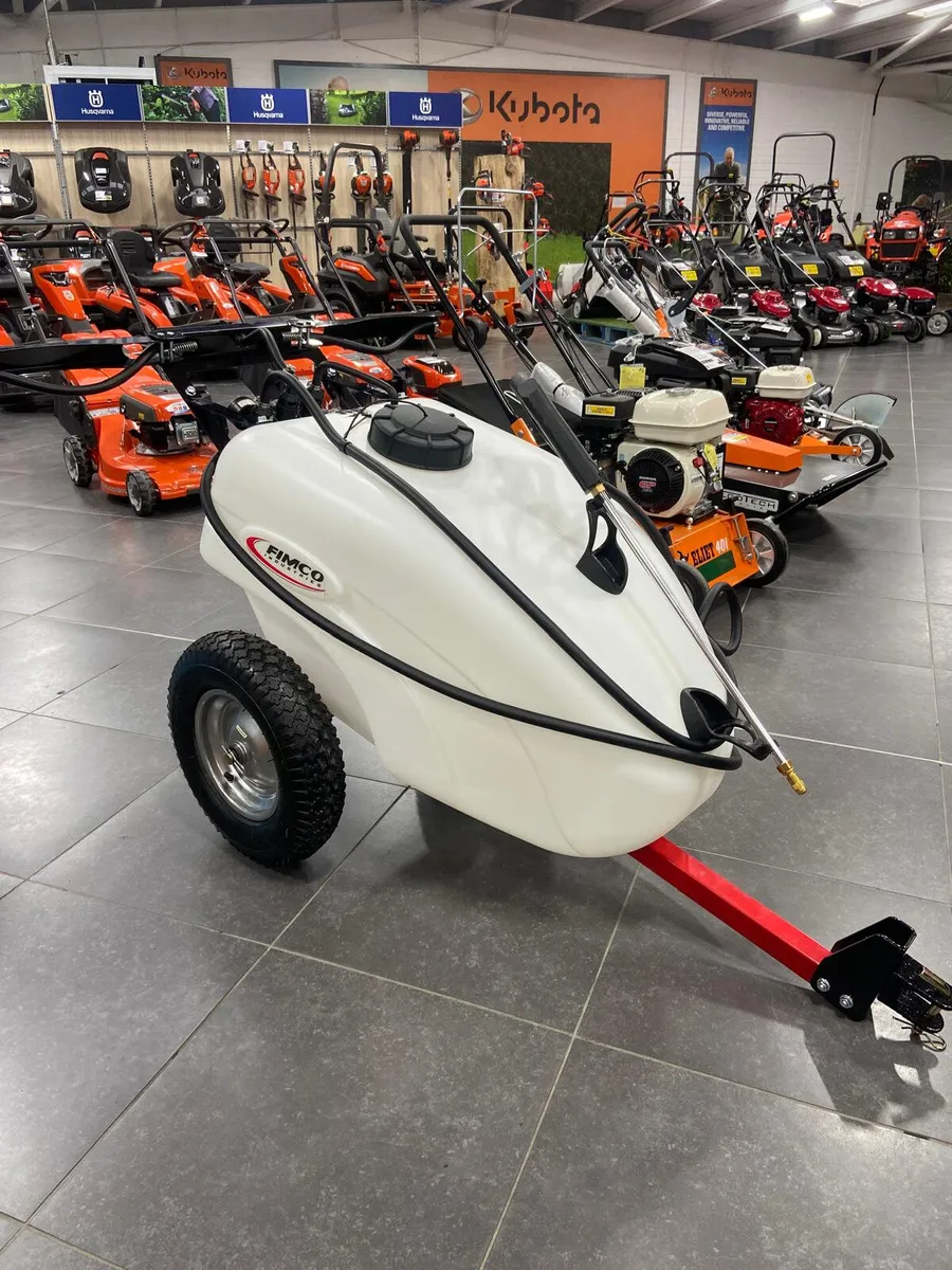 Fimco 30 Gallon Trailer Sprayer - Image 1