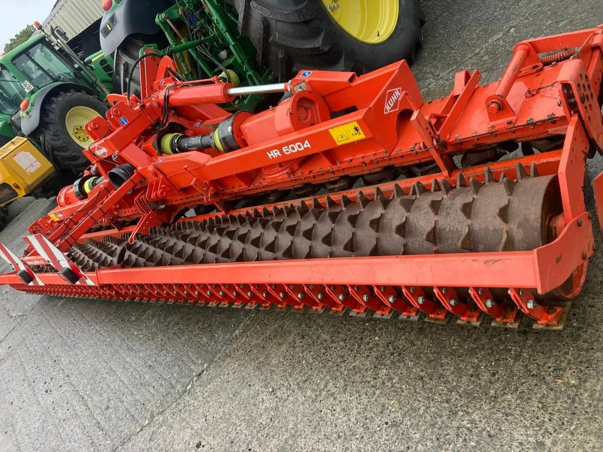 2017 6mtr Kuhn Hyd Folding  Power Harrow - Image 3
