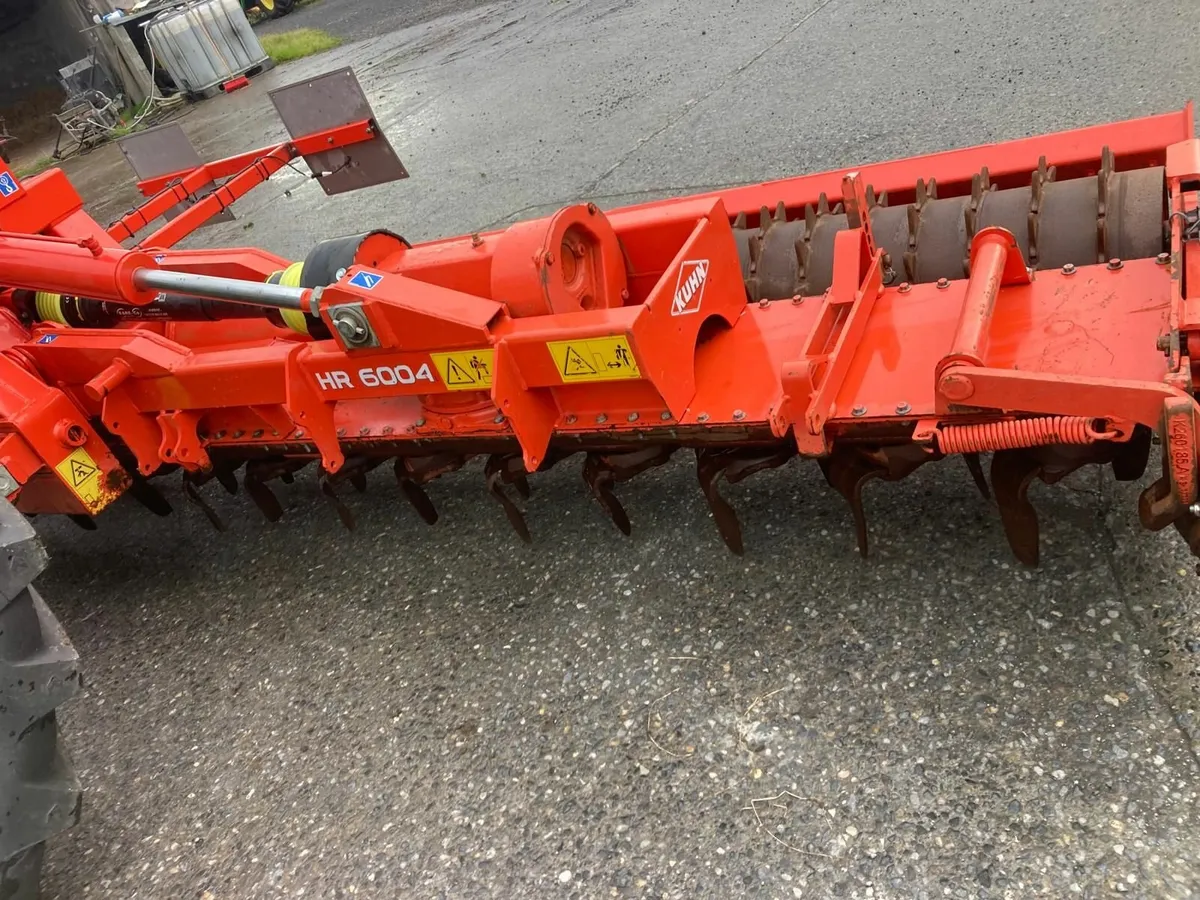 2017 6mtr Kuhn Hyd Folding  Power Harrow - Image 4