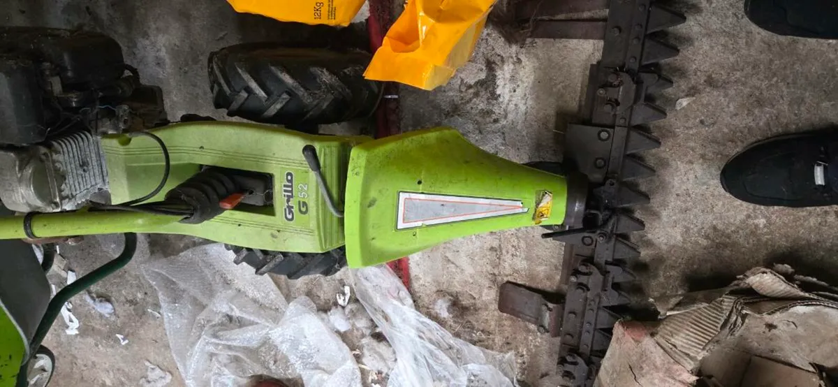 Gillo G52 walking Tractor Rotavator Scythe Mower - Image 3