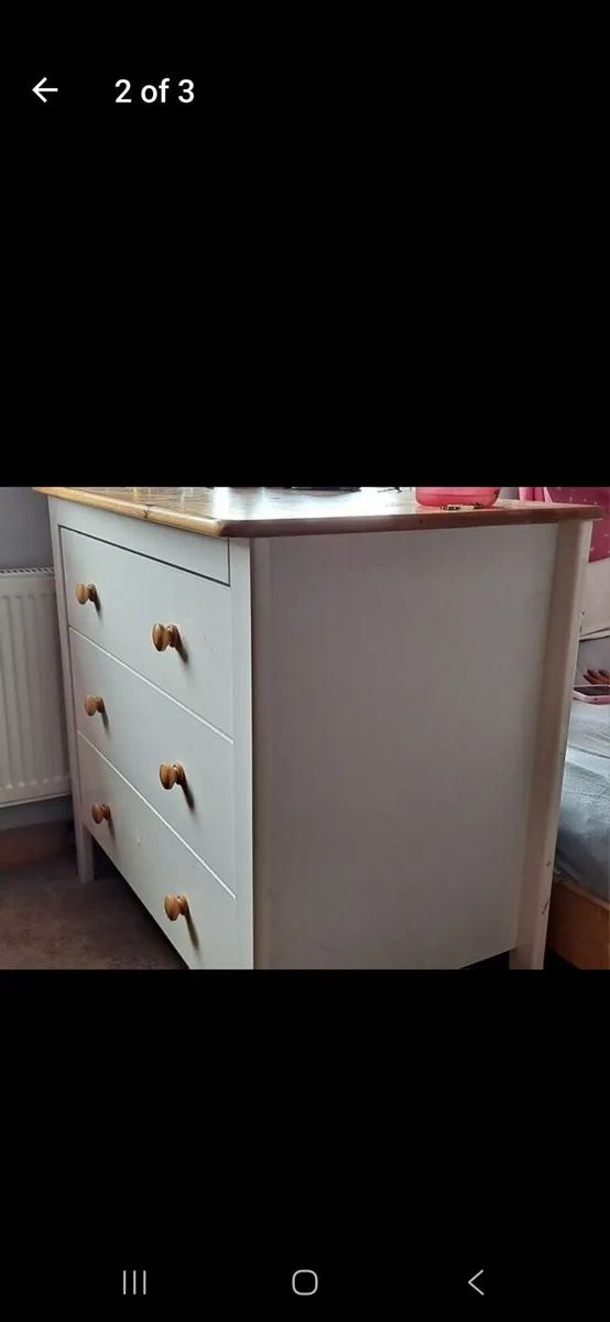 baby changing unit & drawers - Image 2