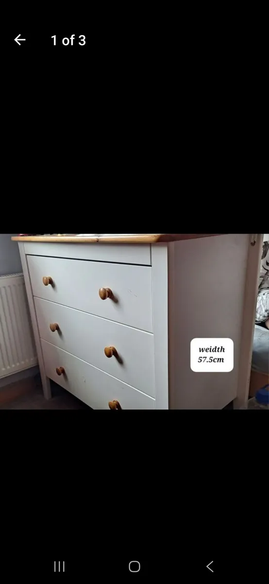 baby changing unit & drawers - Image 3