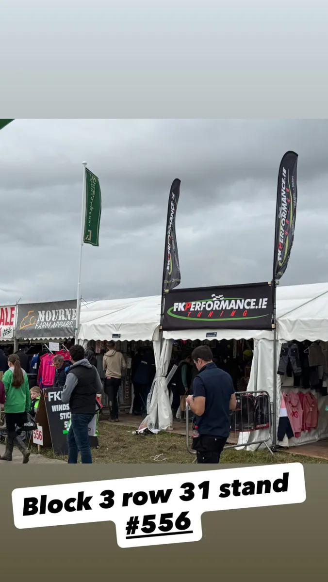 Led bulbs at the ploughing at fk