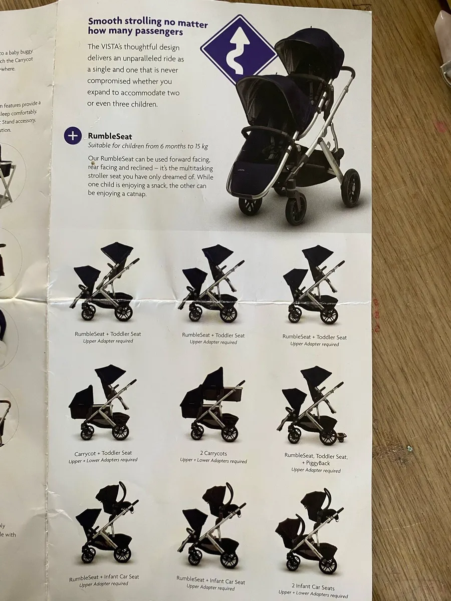 Uppababy buggy V2 baby/toddler/double system - Image 4