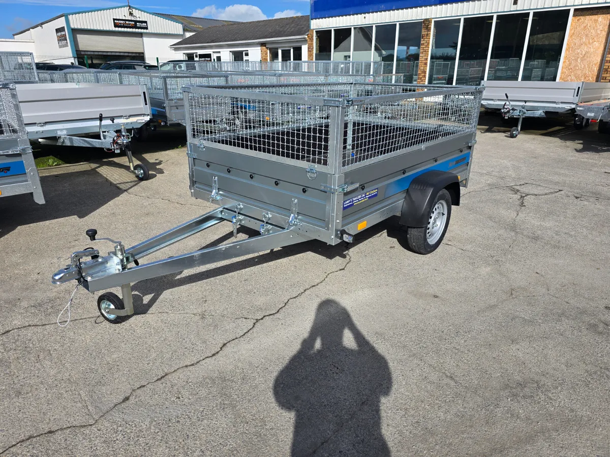 NEW 750kg Single Axle Trailer – 4ft7 x 7ft3 – Galv - Image 1