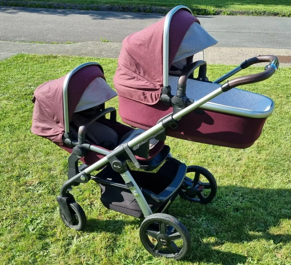 Silver Cross Wave double pram - Image 1