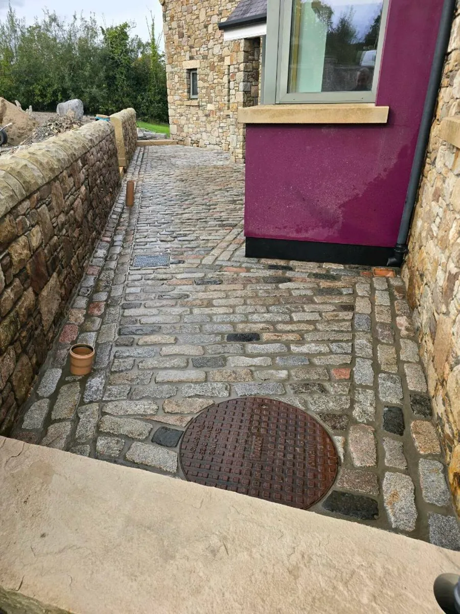 Original Hand Cut Reclaimed Cobblestones - Image 1