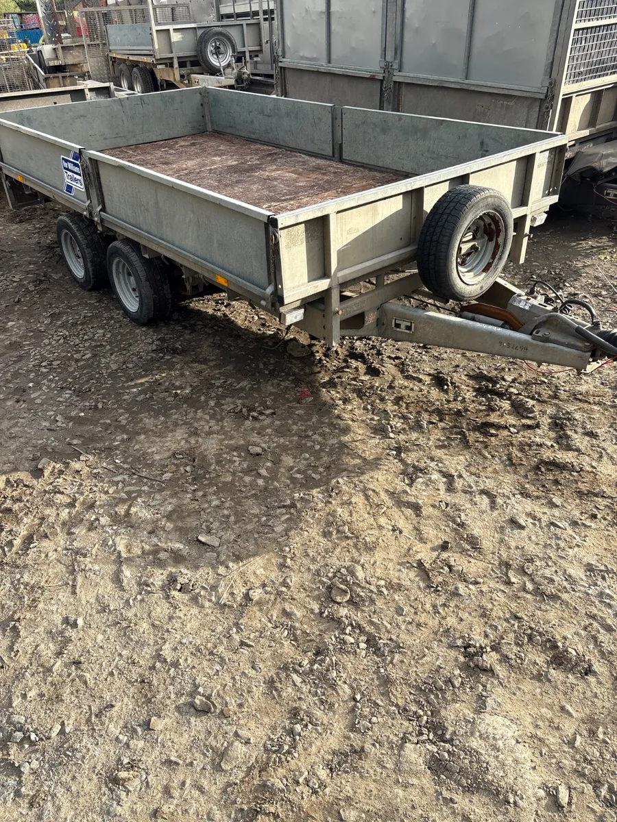 Ifor Williams 12x6 dropside trailer - Image 1
