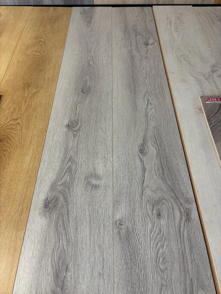 New 8mm Miami Grey Laminated Flooring - Image 1