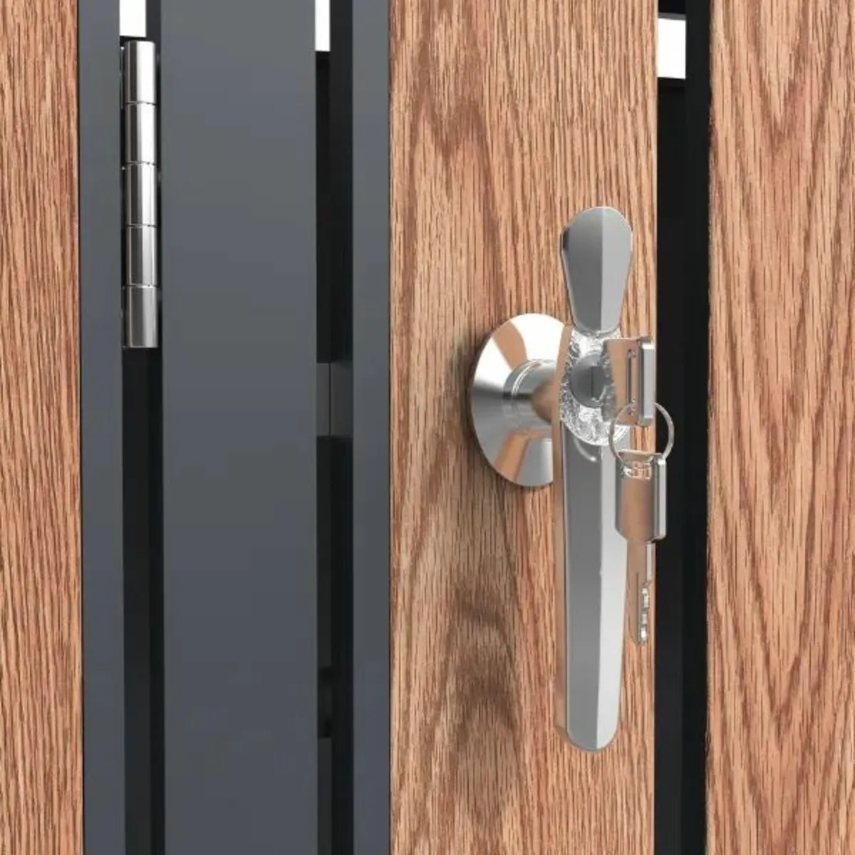 Premium Metal Wheelie Bin Shelter – 3 Bay – Natura - Image 3