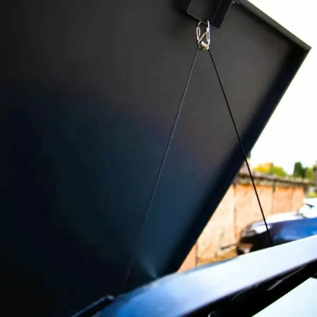 Premium Metal Wheelie Bin Shelter – 3 Bay – Natura - Image 4