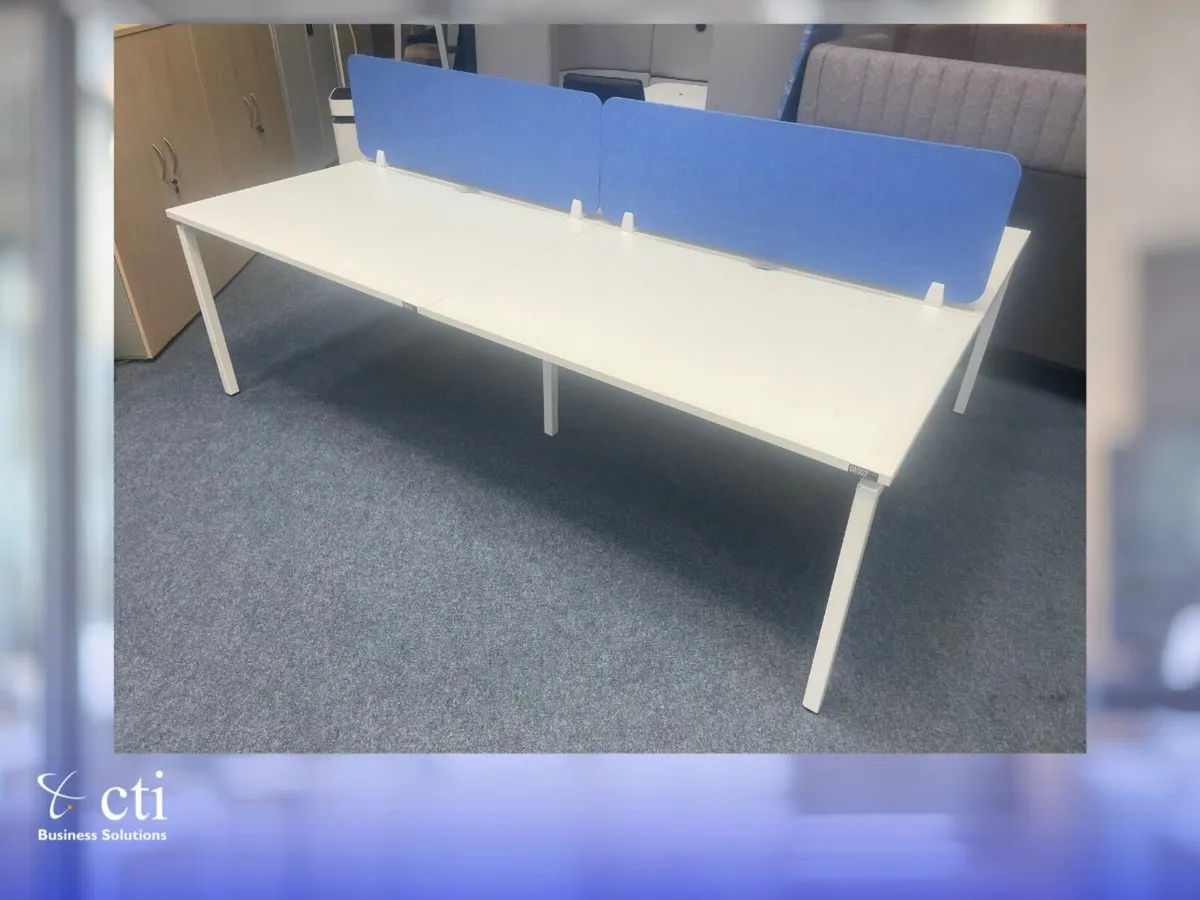 Office Pod Bench Desking and Divider Screen Setups - Image 3