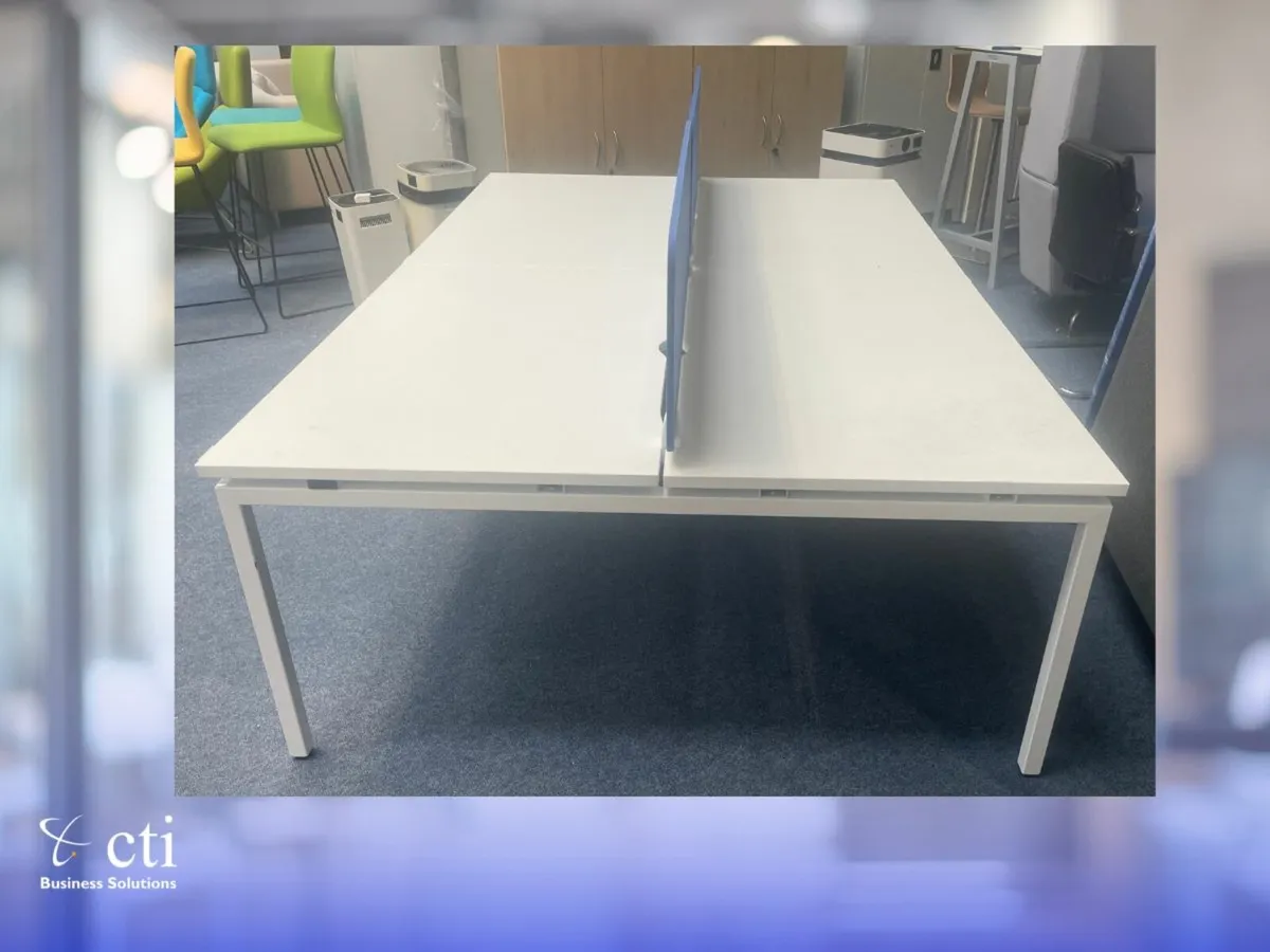Office Pod Bench Desking and Divider Screen Setups - Image 4