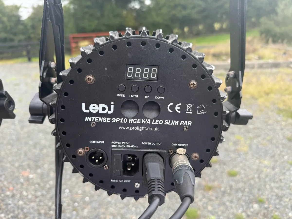 LEDJ Intense 9P10 RGBWA LED Slim Par - Image 4
