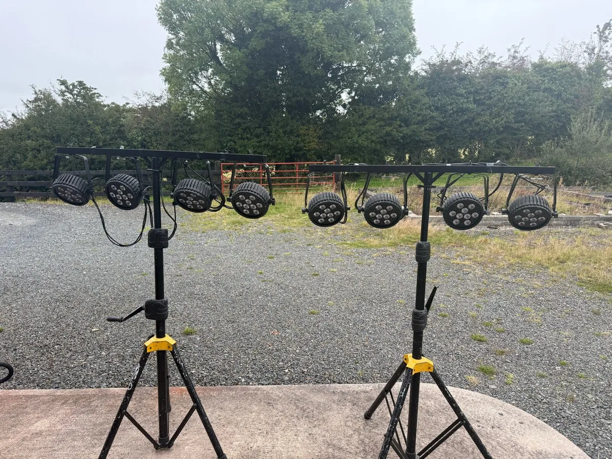 LEDJ Intense 9P10 RGBWA LED Slim Par - Image 1